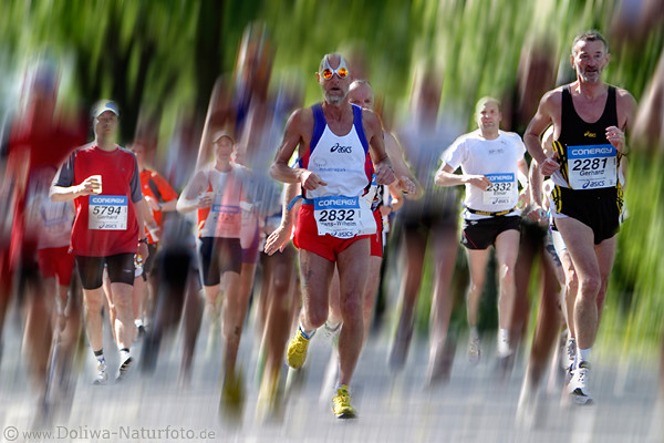 Marathon runners art-photo speed-movement collage dynamic run sport-print image