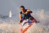 45592_Jetski speeddrive picture dynamic tour on water, jet-ski waterscooter at lake action portrait