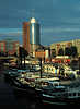 Hamburg harbor photo Hanseatic Trade Center trip in harborcity, germany travel with ships at Baumwall