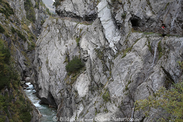 Dabaklamm Bach Schlucht im Kalser Dorfertal