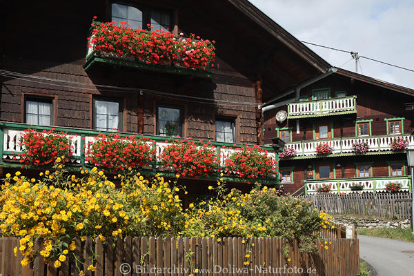 Blumige Gasthuser in Kals am Groglockner Grodorf