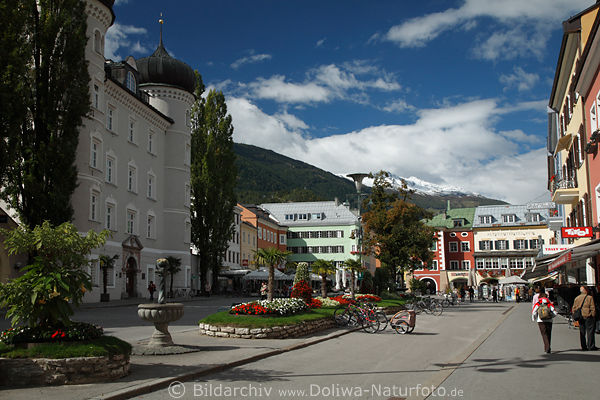 Liebburg - Lienzer Schloss am Hauptplatz Burg Zwiebeltrme Sehenswrdigkeit aus 17.Jhdt
