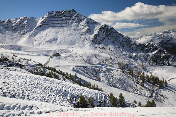 Brunkpfl Alpengipfel Schnee Winterbild