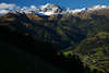 004997_Schleinitz Bergpanorama Naturbilder Fotografie ber Lienz Stadthuser im Tal an Isel+Drau