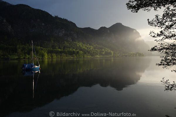 Mondsee Wasserlandschaft Naturstimmung