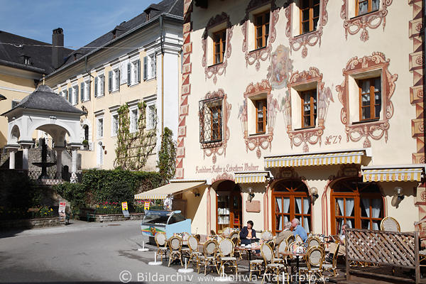 ankt Wolfgang historischer Markt Konditorei Lebzelterei Wallner