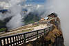 105961_Schutzhaus zum Himmelspforte Foto Stimmung ber Schafberg ziehenden Wolken & Sonne