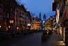 Kitzbheler City-Gasse in Advent Weihnachtszeit Tirol hbsche Bergstadt in Winter Strassenbild
