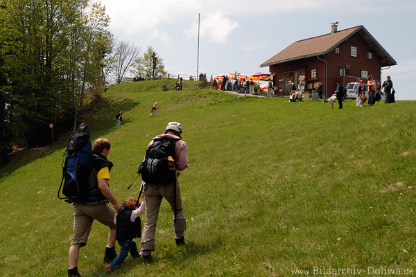 Wanderfamilie Berghtte Pfnderspitze